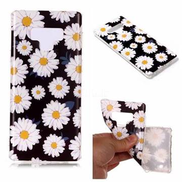 White Chrysanthemum Matte Soft TPU Back Cover for Samsung Galaxy Note9