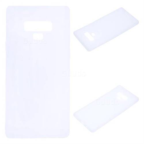 Candy Soft Silicone Protective Phone Case for Samsung Galaxy Note9 - White