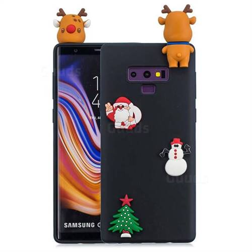 Black Elk Christmas Xmax Soft 3D Silicone Case for Samsung Galaxy Note9
