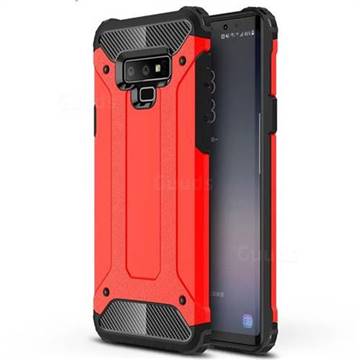 King Kong Armor Premium Shockproof Dual Layer Rugged Hard Cover for Samsung Galaxy Note9 - Big Red