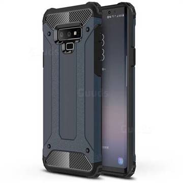 King Kong Armor Premium Shockproof Dual Layer Rugged Hard Cover for Samsung Galaxy Note9 - Navy