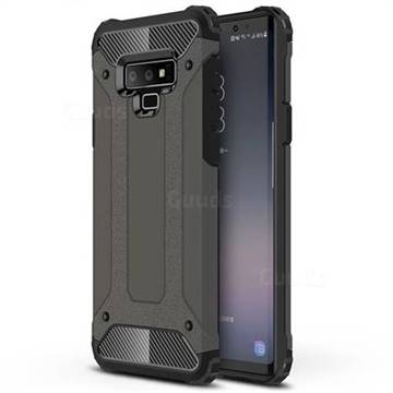 King Kong Armor Premium Shockproof Dual Layer Rugged Hard Cover for Samsung Galaxy Note9 - Bronze