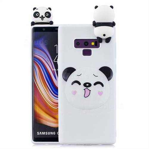 Smiley Panda Soft 3D Climbing Doll Soft Case for Samsung Galaxy Note9