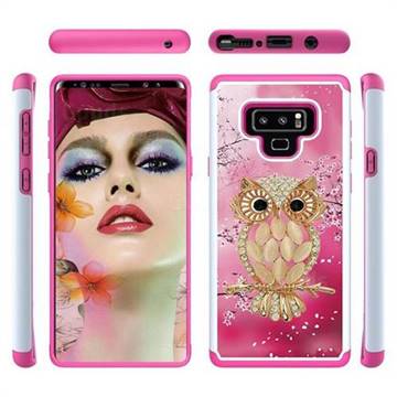Seashell Cat Shock Absorbing Hybrid Defender Rugged Phone Case Cover for Samsung Galaxy Note9