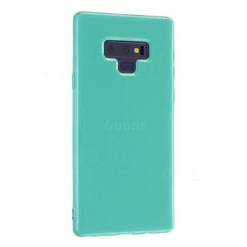 2mm Candy Soft Silicone Phone Case Cover for Samsung Galaxy Note9 - Light Blue