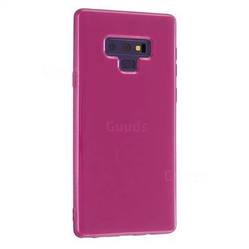 2mm Candy Soft Silicone Phone Case Cover for Samsung Galaxy Note9 - Rose