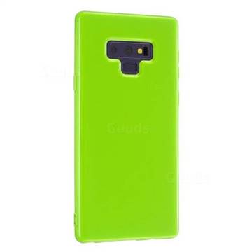 2mm Candy Soft Silicone Phone Case Cover for Samsung Galaxy Note9 - Bright Green