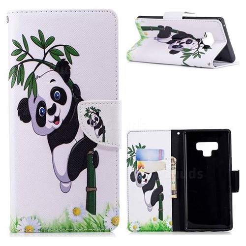 Bamboo Panda Leather Wallet Case for Samsung Galaxy Note9