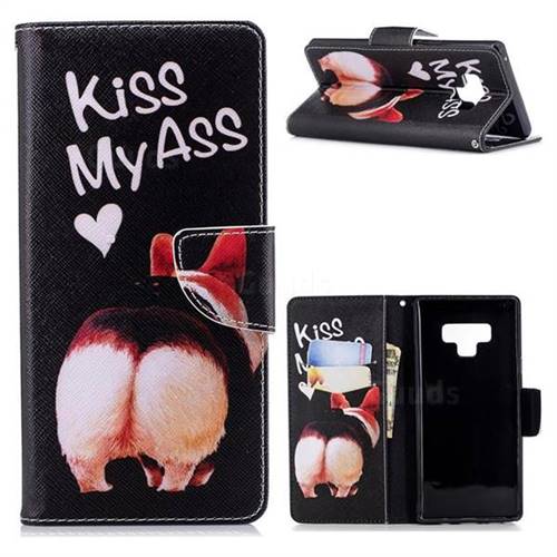Lovely Pig Ass Leather Wallet Case for Samsung Galaxy Note9