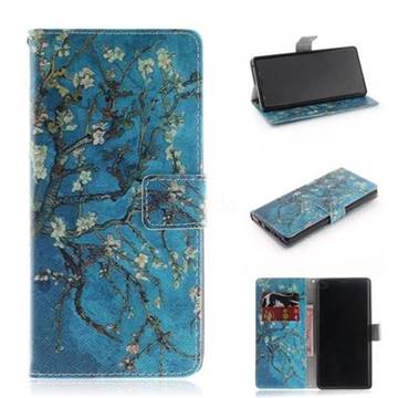 Apricot Tree PU Leather Wallet Case for Samsung Galaxy Note9