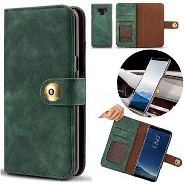 Luxury Vintage Split Separated Leather Wallet Case for Samsung Galaxy ...