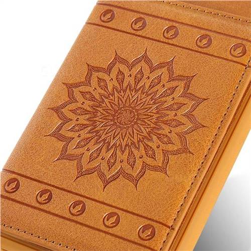 Luxury Embossing Sunflower Multifunction Leather Back Cover for Samsung ...