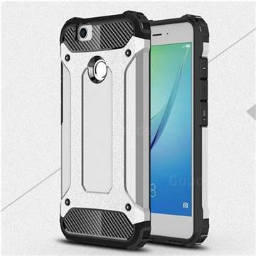 King Kong Armor Premium Shockproof Dual Layer Rugged Hard Cover for Huawei Nova - Technology Silver