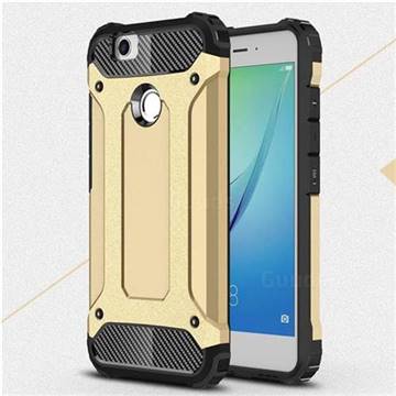King Kong Armor Premium Shockproof Dual Layer Rugged Hard Cover for Huawei Nova - Champagne Gold