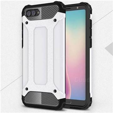 King Kong Armor Premium Shockproof Dual Layer Rugged Hard Cover for Huawei Nova 2s - White