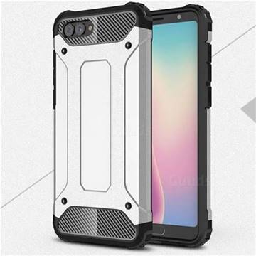 King Kong Armor Premium Shockproof Dual Layer Rugged Hard Cover for Huawei Nova 2s - Technology Silver
