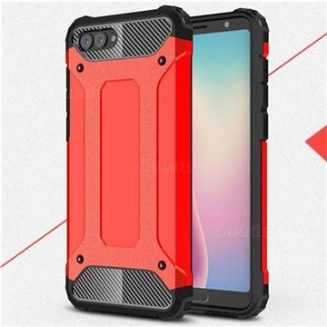 King Kong Armor Premium Shockproof Dual Layer Rugged Hard Cover for Huawei Nova 2s - Big Red