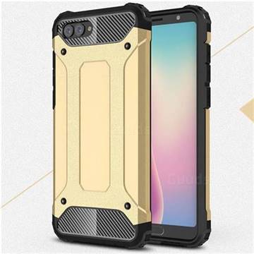 King Kong Armor Premium Shockproof Dual Layer Rugged Hard Cover for Huawei Nova 2s - Champagne Gold