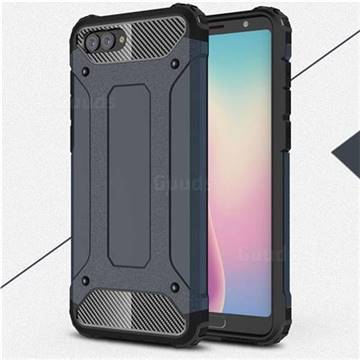 King Kong Armor Premium Shockproof Dual Layer Rugged Hard Cover for Huawei Nova 2s - Navy