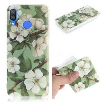 Watercolor Flower IMD Soft TPU Cell Phone Back Cover for Huawei Nova 3
