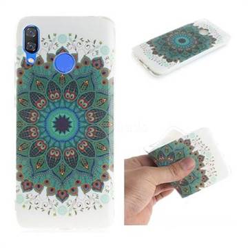 Peacock Mandala IMD Soft TPU Cell Phone Back Cover for Huawei Nova 3