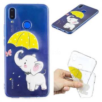 Umbrella Elephant Super Clear Soft TPU Back Cover for Huawei Nova 3i
