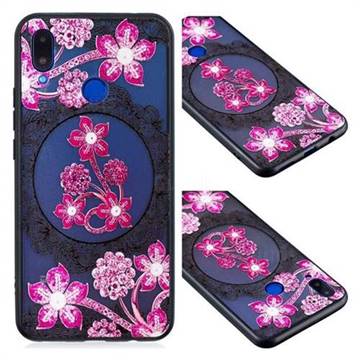 Daffodil Lace Diamond Flower Soft TPU Back Cover for Huawei Nova 3i