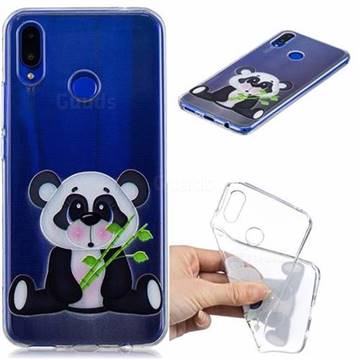 Bamboo Panda Clear Varnish Soft Phone Back Cover for Huawei Nova 3i