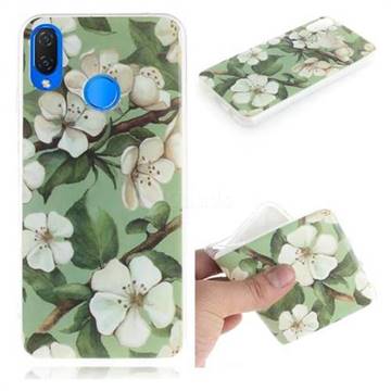 Watercolor Flower IMD Soft TPU Cell Phone Back Cover for Huawei Nova 3i