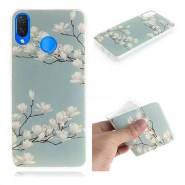 Magnolia Flower IMD Soft TPU Cell Phone Back Cover for Huawei Nova 3i