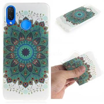 Peacock Mandala IMD Soft TPU Cell Phone Back Cover for Huawei Nova 3i