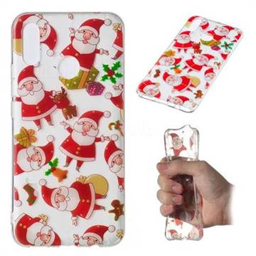 Santa Claus Super Clear Soft TPU Back Cover for Huawei Nova 3i