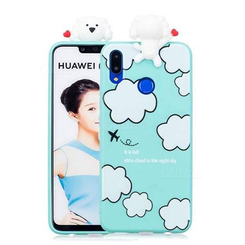 Cute Cloud Girl Soft 3D Climbing Doll Soft Case for Huawei Nova 3i