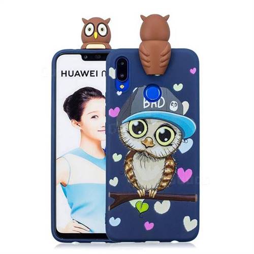 Bad Owl Soft 3D Climbing Doll Soft Case for Huawei Nova 3i