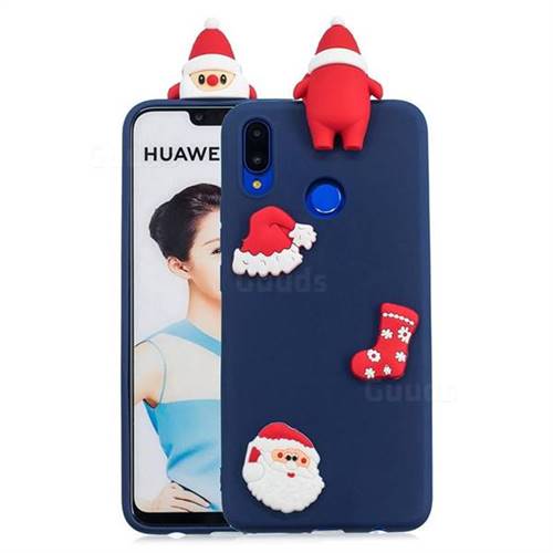 Navy Santa Claus Christmas Xmax Soft 3D Silicone Case for Huawei Nova 3i