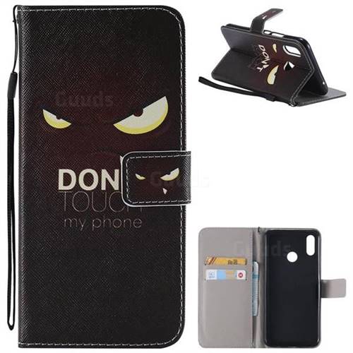 Angry Eyes PU Leather Wallet Case for Huawei Nova 3i
