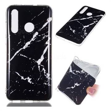 Black Rough white Soft TPU Marble Pattern Phone Case for Huawei nova 4