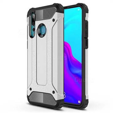 King Kong Armor Premium Shockproof Dual Layer Rugged Hard Cover for Huawei nova 4 - Technology Silver