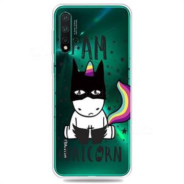 Batman Clear Varnish Soft Phone Back Cover for Huawei Nova 5 / Nova 5 Pro