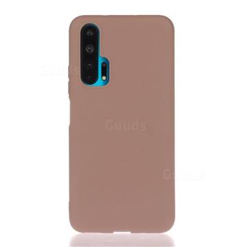 Soft Matte Silicone Phone Cover for Huawei nova 6 - Khaki
