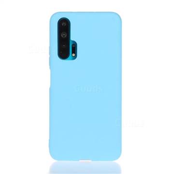 Soft Matte Silicone Phone Cover for Huawei nova 6 - Sky Blue