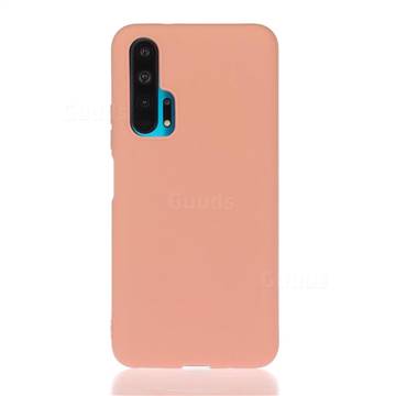 Soft Matte Silicone Phone Cover for Huawei nova 6 - Coral Orange