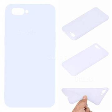 Candy Soft TPU Back Cover for Oppo A3s (Oppo A5) - White