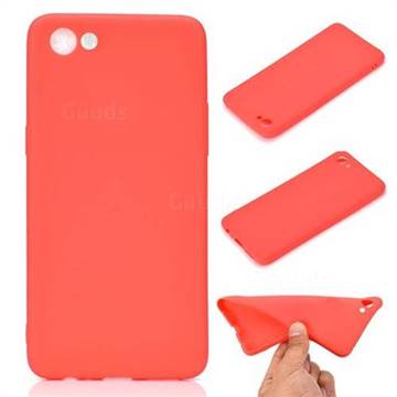 Candy Soft TPU Back Cover for Oppo A83 - Red