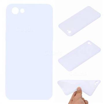 Candy Soft TPU Back Cover for Oppo A83 - White