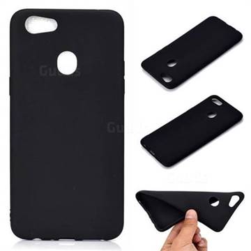 Candy Soft TPU Back Cover for Oppo F5 - Black