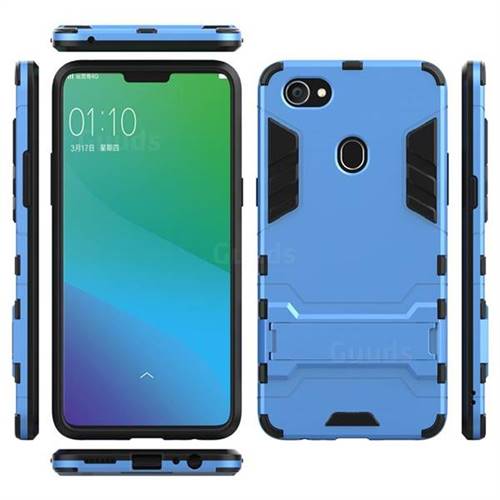 Phone Case Oppo F7 Hard Case Armor Premium Tactical Grip Kickstand