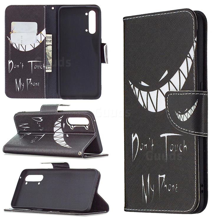 Crooked Grin Leather Wallet Case for Oppo Find X2 Lite