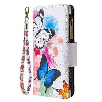 Butterflies Flowers Leather Wallet Case for Oppo Find X2 Neo - Oppo Find X2  Neo Cases - Guuds