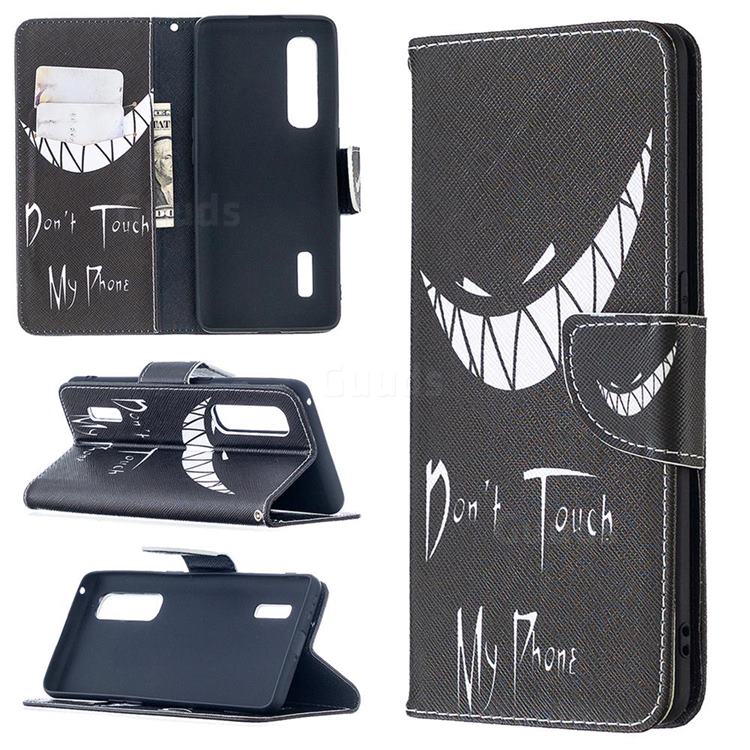 Crooked Grin Leather Wallet Case for Oppo Find X2 Pro